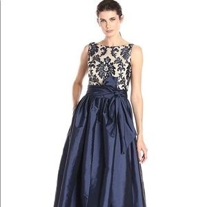 Navy blue ball gown